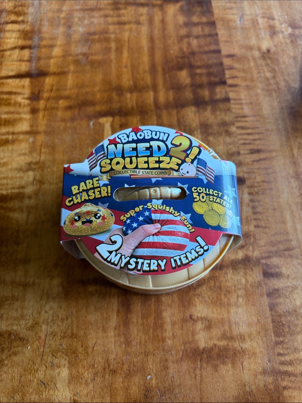 Need2 Squeeze! Yellow Collectible Squishy - 2 Mystery Items